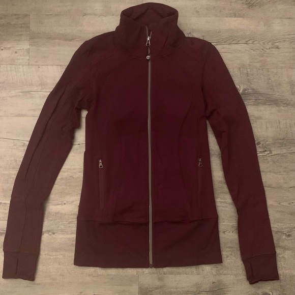 Lululemon Slim Fit Zip Up Workout Sweater / Jacket Size 4 - Picture 1 of 5